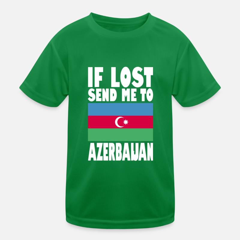 Drapeau de l’Azerbaïdjan T-shirt sport Enfant