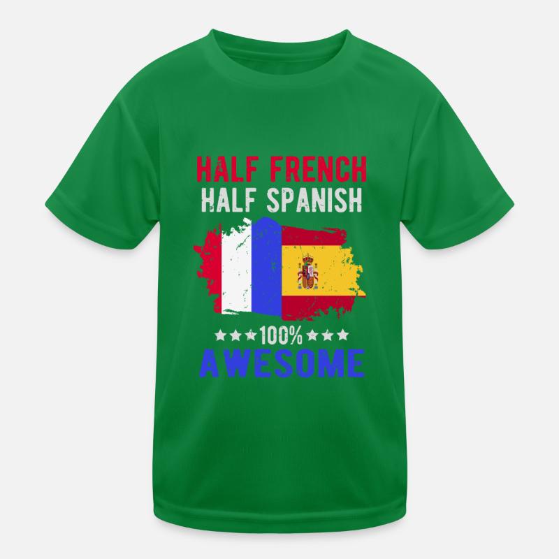 Moitié Français moitié espagnol T-shirt sport Enfant