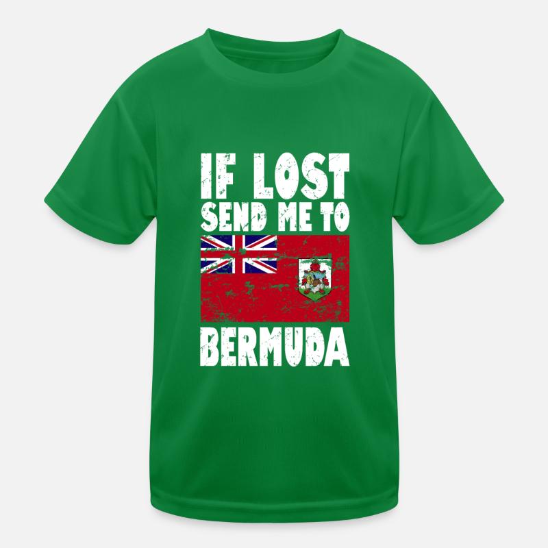 Drapeau des Bermudes T-shirt sport Enfant