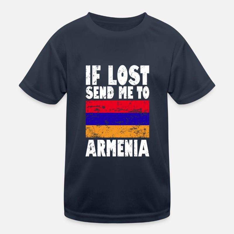 Drapeau de l’Arménie T-shirt sport Enfant