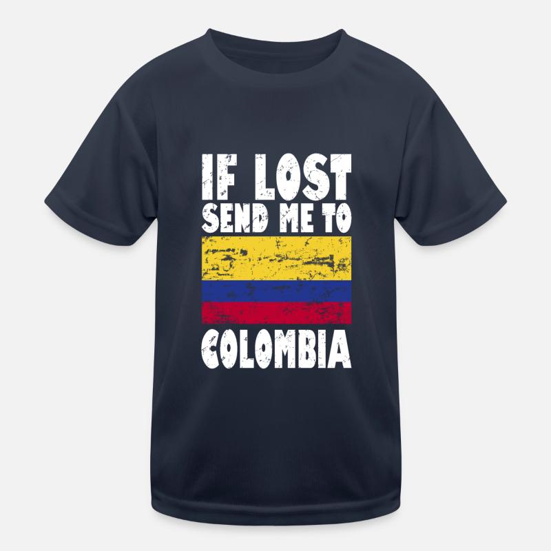 Drapeau de la Colombie T-shirt sport Enfant