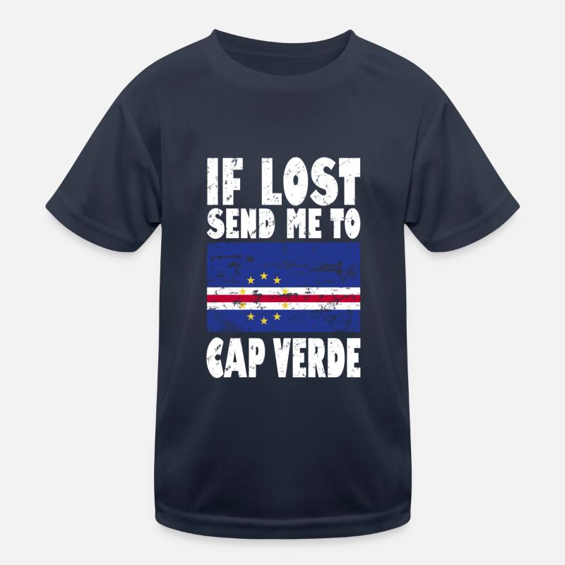 Drapeau du Cap-Vert T-shirt sport Enfant