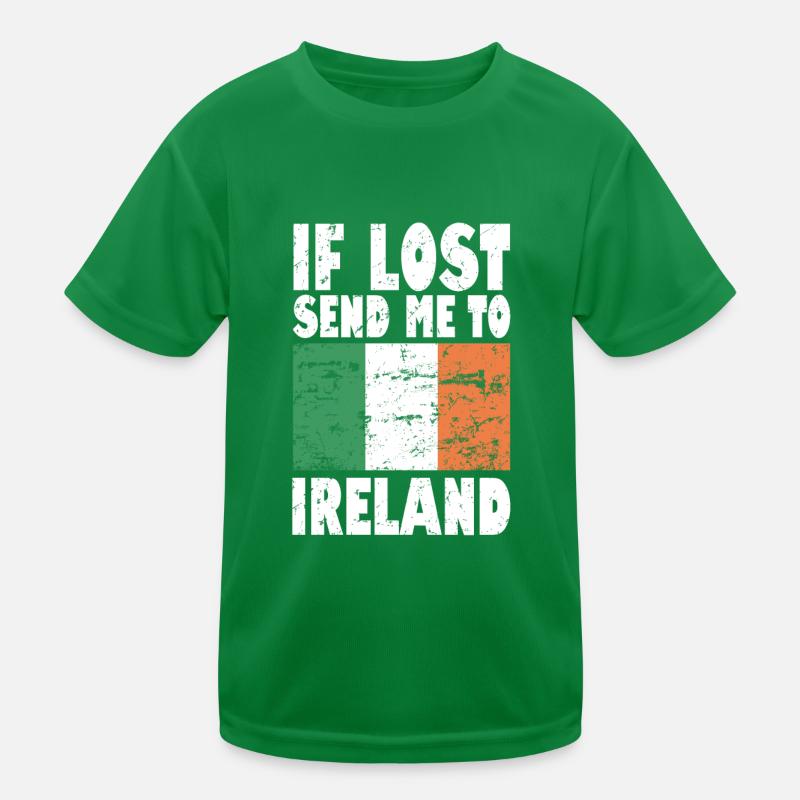 Irland Flagge Spruch Kinder Funktions-T-Shirt
