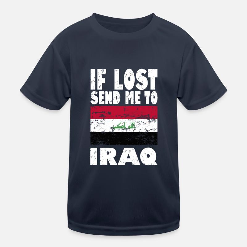 Irak Flagge Spruch Kinder Funktions-T-Shirt