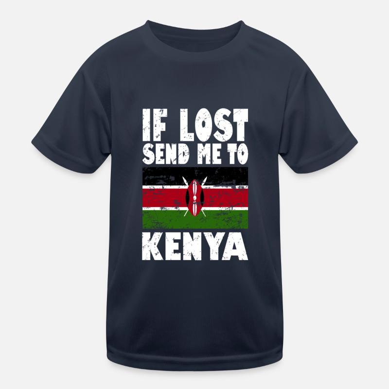 Drapeau du Kenya T-shirt sport Enfant