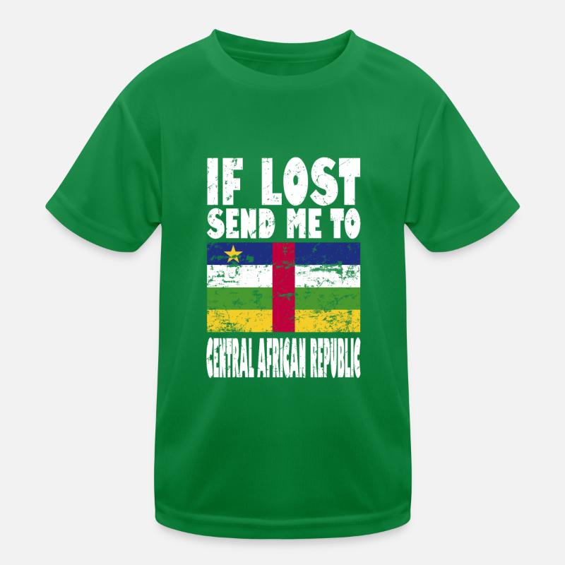 Drapeau de la République centrafricaine T-shirt sport Enfant