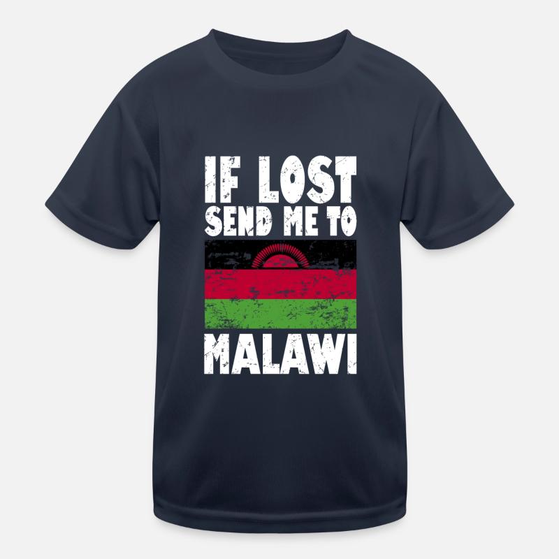Drapeau du Malawi T-shirt sport Enfant