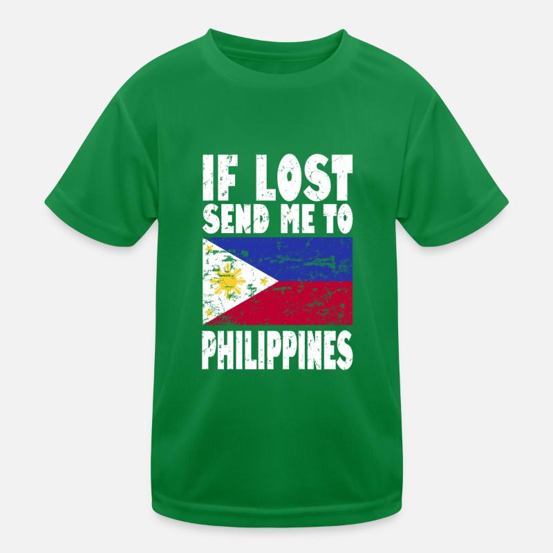 Drapeau des Philippines T-shirt sport Enfant