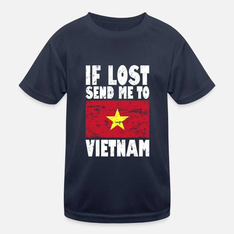 Drapeau du Vietnam T-shirt sport Enfant