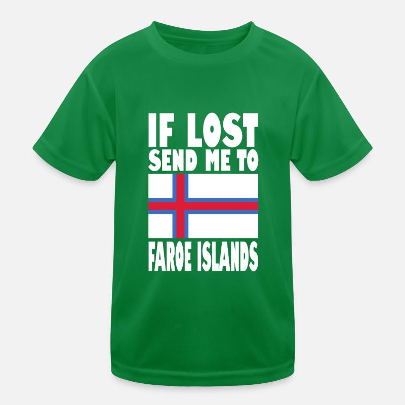 Drapeau des îles Féroé T-shirt sport Enfant