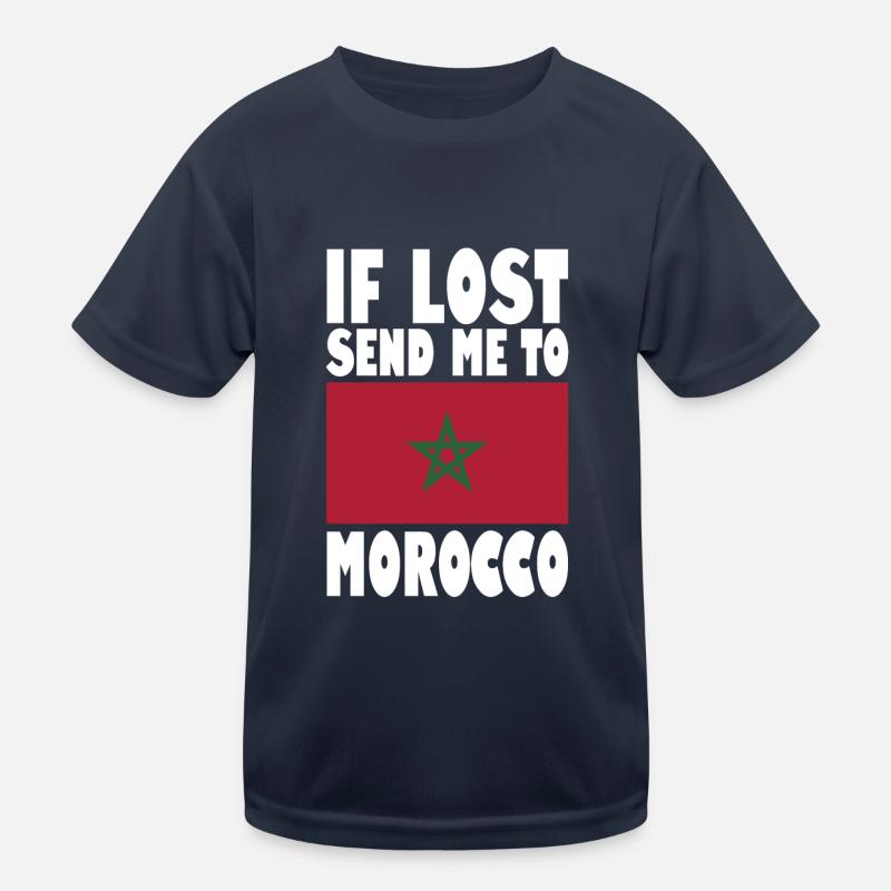 Drapeau du Maroc T-shirt sport Enfant