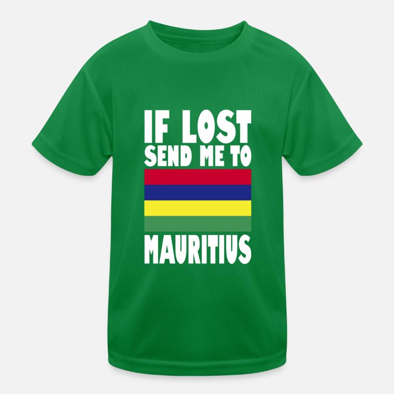 Drapeau de l’île Maurice T-shirt sport Enfant