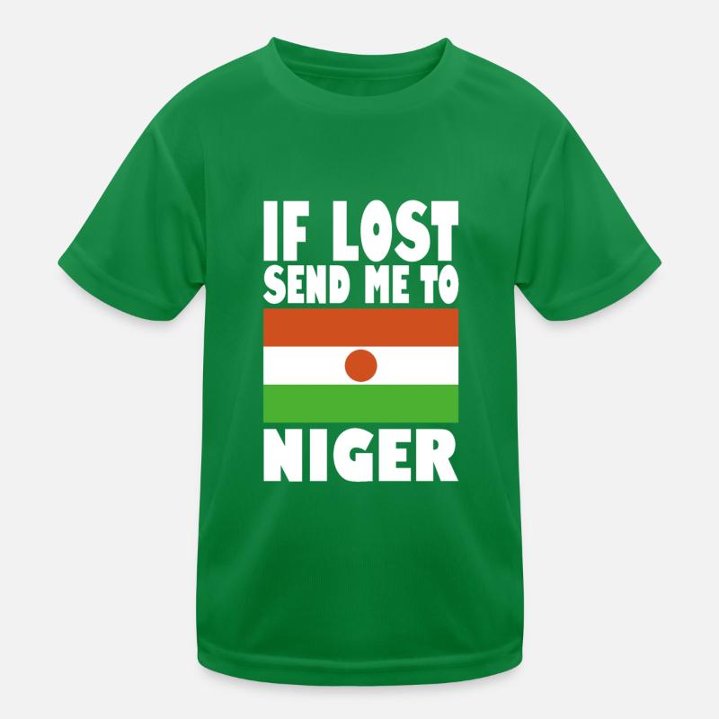Drapeau du Niger T-shirt sport Enfant