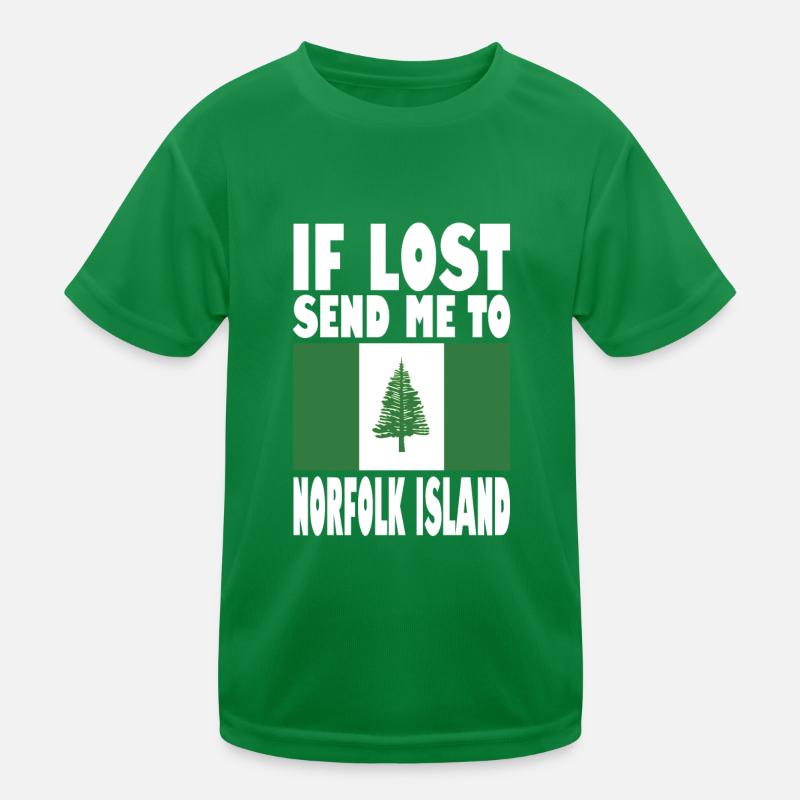 Drapeau de l’île Norfolk T-shirt sport Enfant