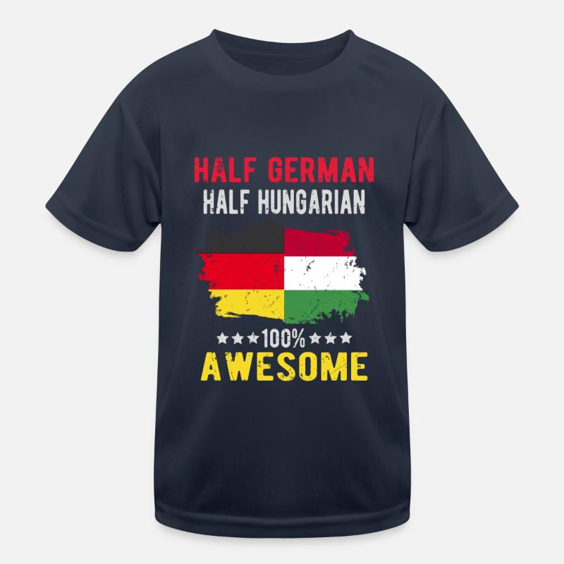Moitié allemand moitié hongrois T-shirt sport Enfant
