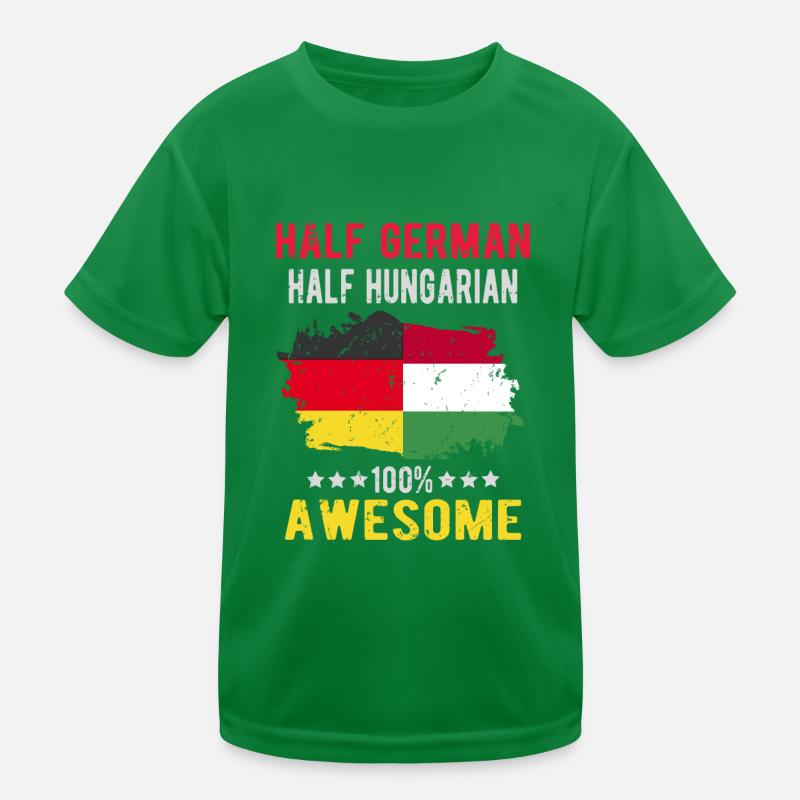 Moitié allemand moitié hongrois T-shirt sport Enfant