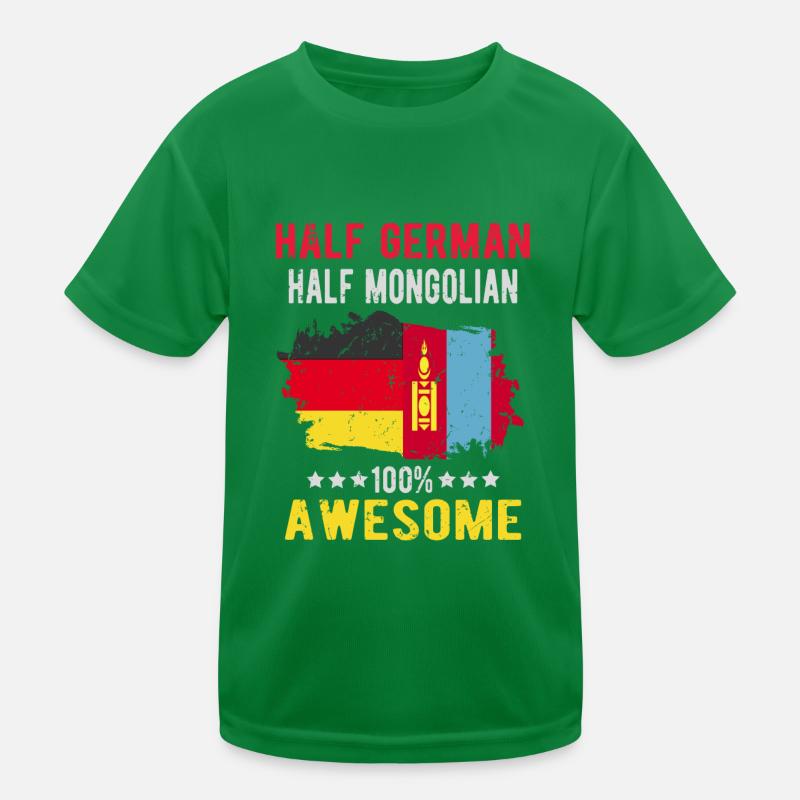 Moitié allemand moitié mongol T-shirt sport Enfant