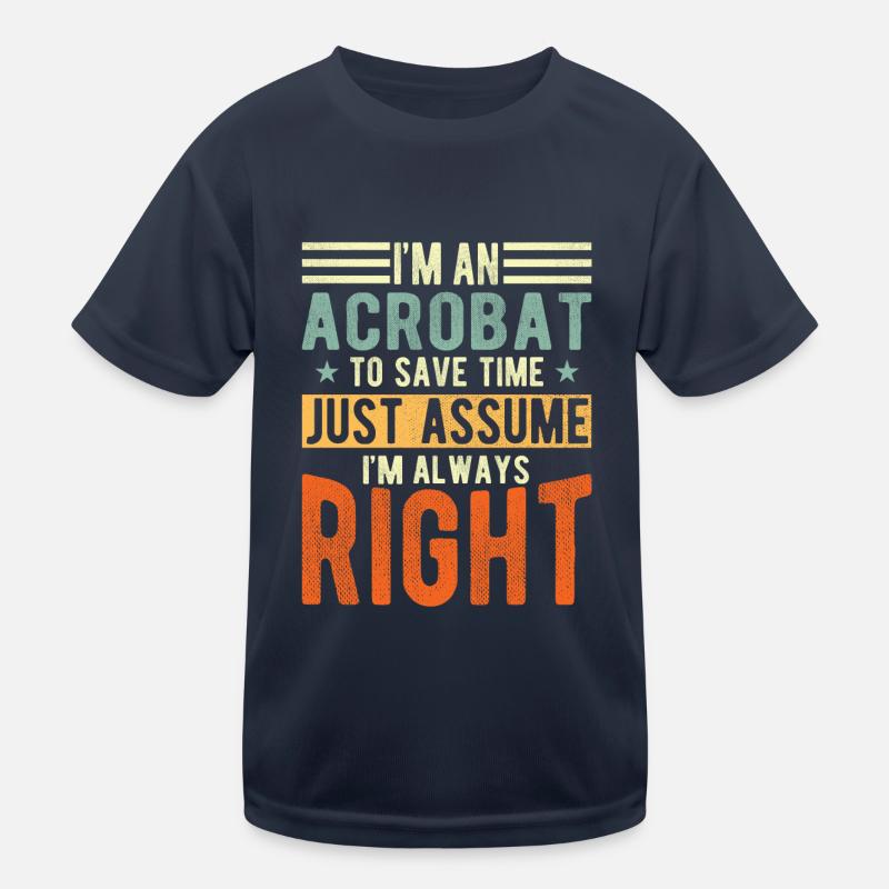 Akrobat Kinder Funktions-T-Shirt