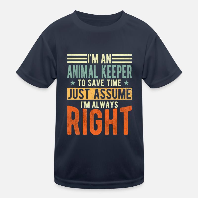 Tierpfleger Kinder Funktions-T-Shirt