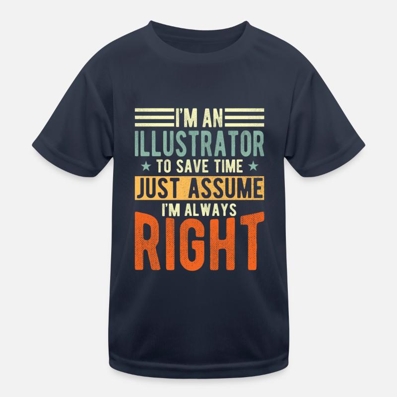 Illustrator Kids Functional T-Shirt