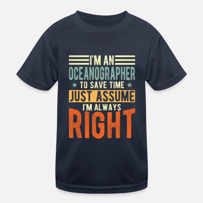 Océanographe T-shirt sport Enfant