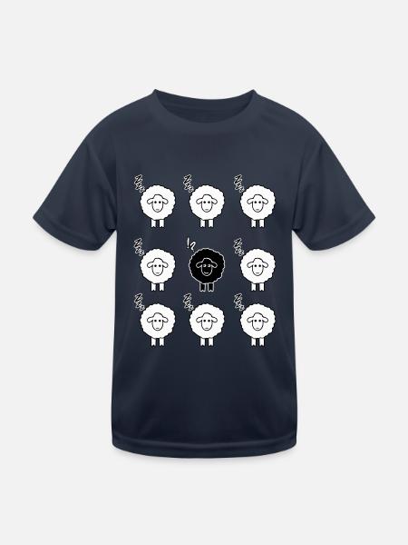 Black sheep - Kids Functional T-Shirt - navy