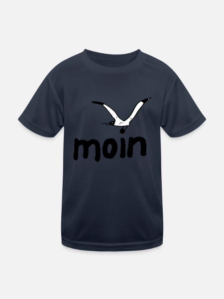 MOIN - Kinder Funktions-T-Shirt - Navy