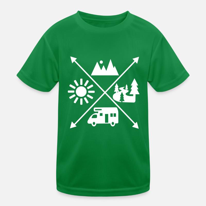 Camping Kids Functional T-Shirt