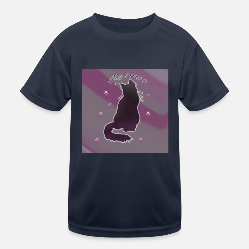 Mon doux chat T-shirt sport Enfant