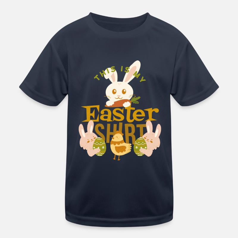 Happy Easter Kids Functional T-Shirt