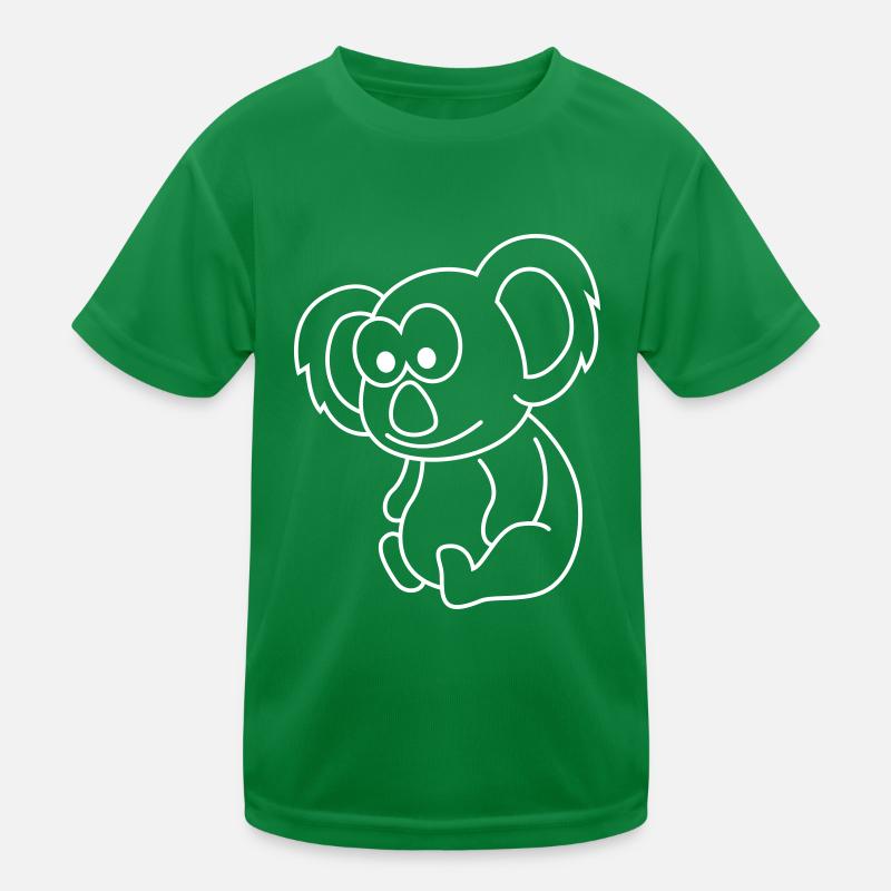 Koala Comic Tier Kinder Funktions-T-Shirt