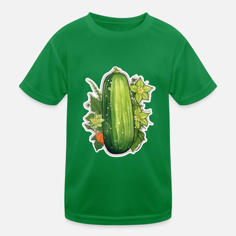 Cucumber Kids Functional T-Shirt