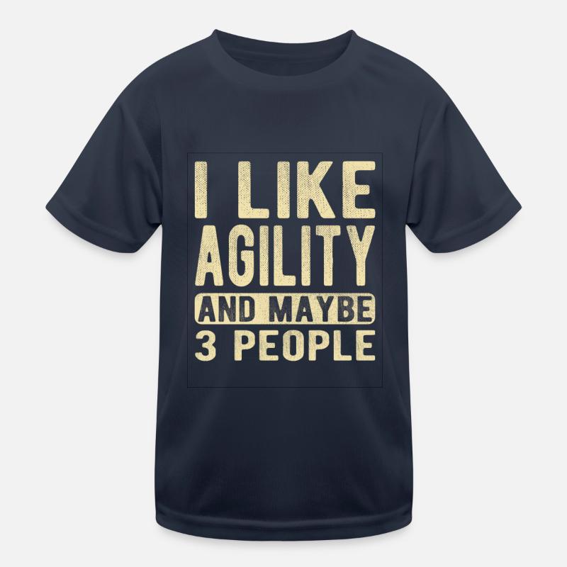 Agility Saying Kids Functional T-Shirt