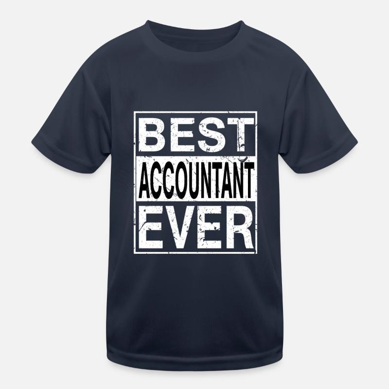 Meilleur comptable de tous les temps Cadeau de comptable T-shirt sport Enfant