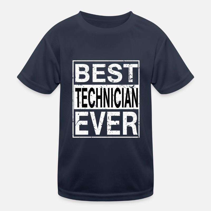 Best Technician Ever Technician Gift Kids Functional T-Shirt
