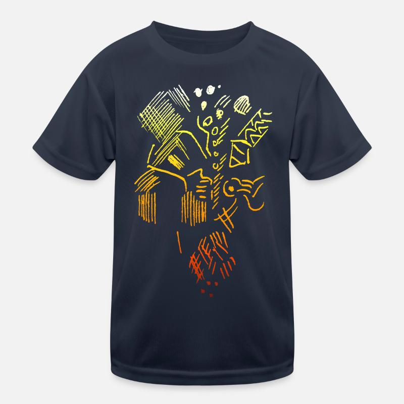 Abstrakt Muster Kinder Funktions-T-Shirt