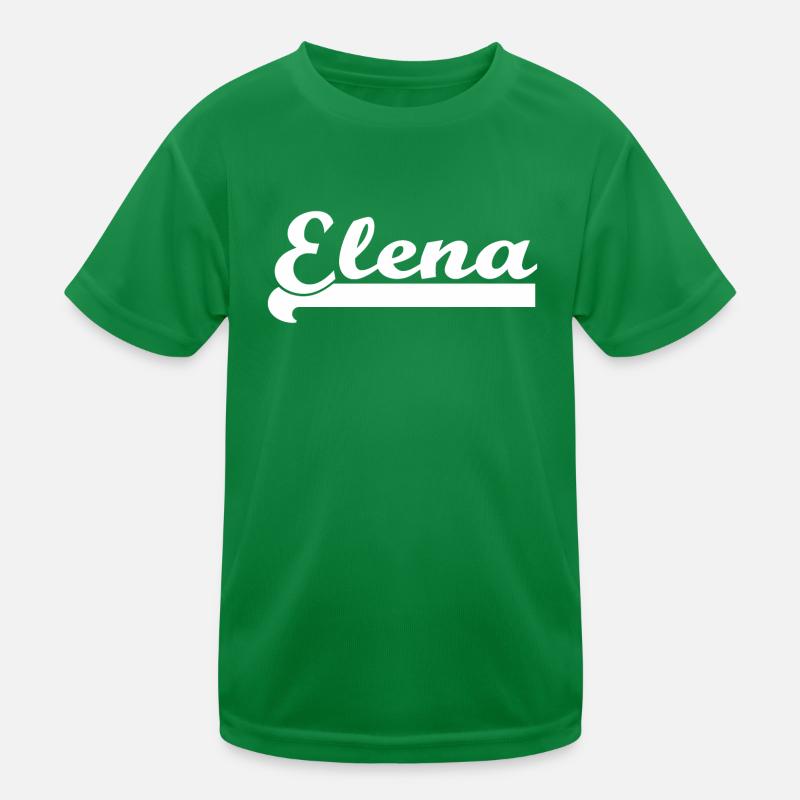 First name Elena - white Kids Functional T-Shirt