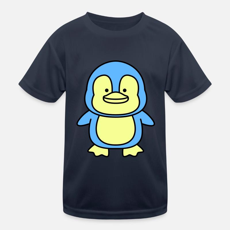 pinguin comic Kinder Funktions-T-Shirt