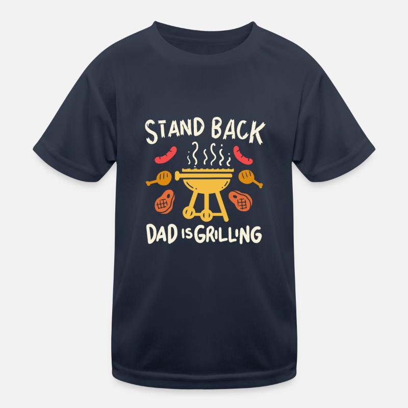 Barbecue Daddy BBQ Gift BBQ BBQ Party Kids Functional T-Shirt