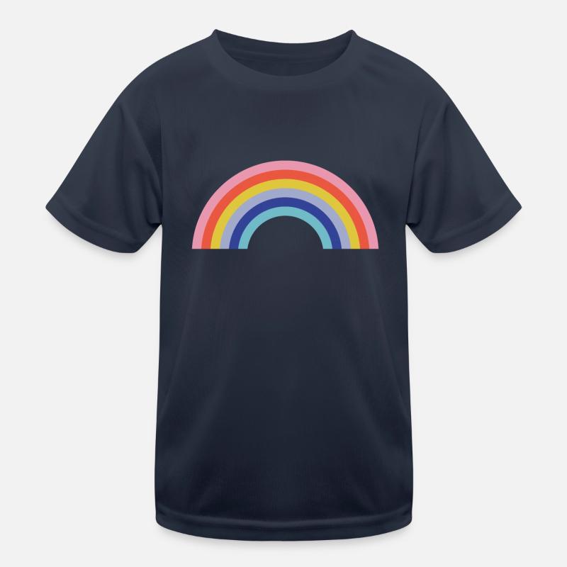 arc en ciel T-shirt sport Enfant
