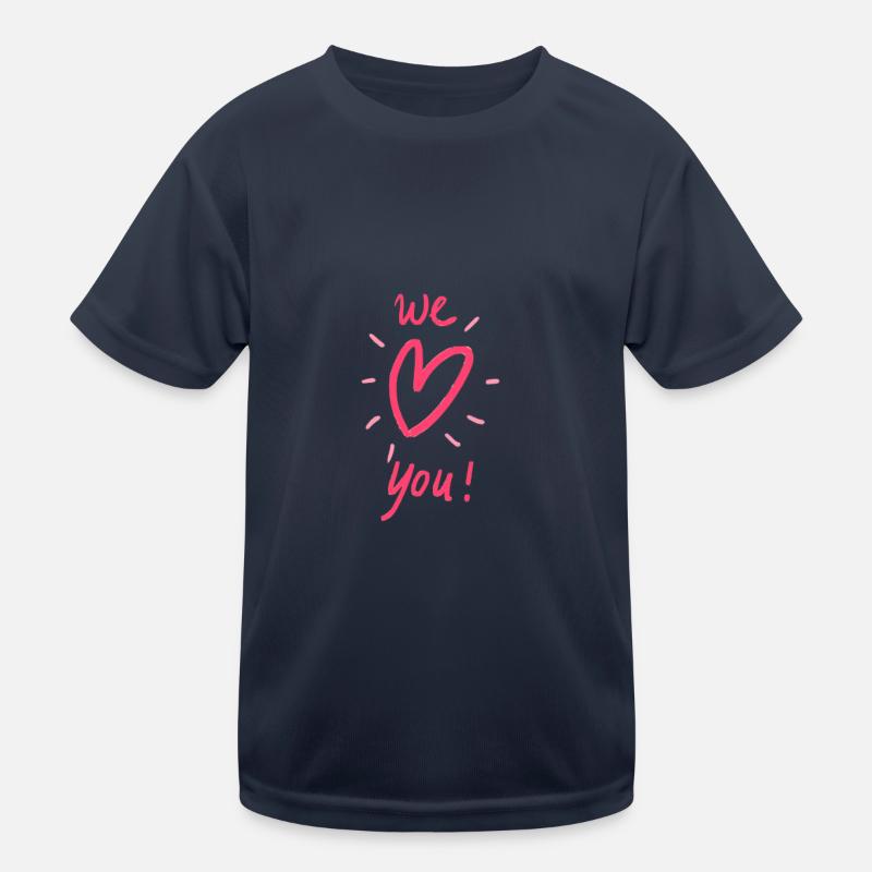 Verbreiten Sie die Liebe! Kinder Funktions-T-Shirt