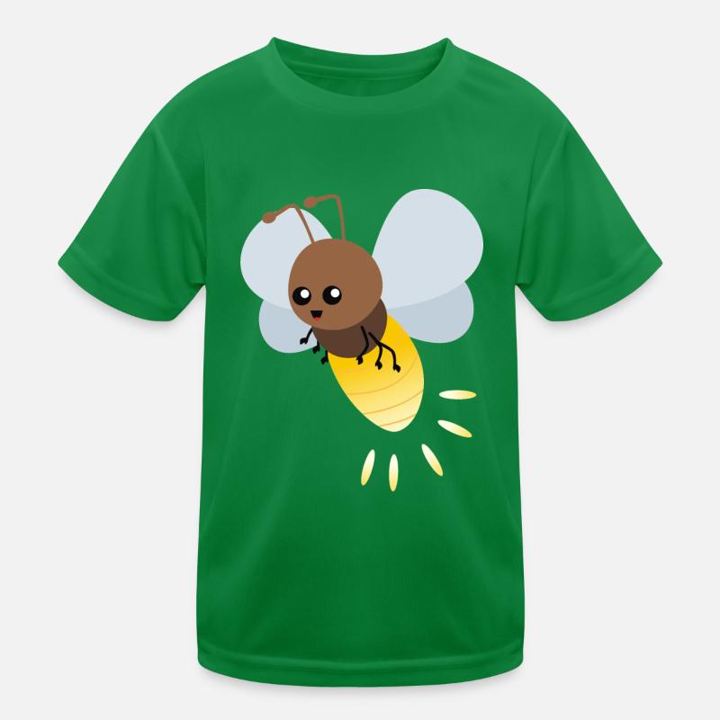 Nette Firefly-Karikatur Kinder Funktions-T-Shirt