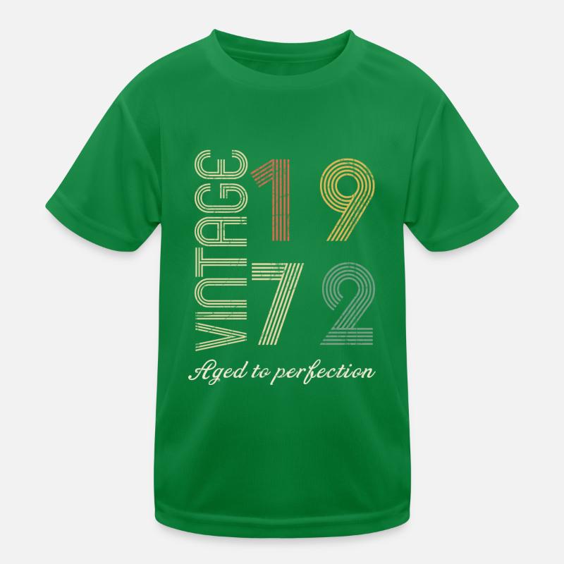 Cadeau d’anniversaire 52 ans - 1972 T-shirt sport Enfant