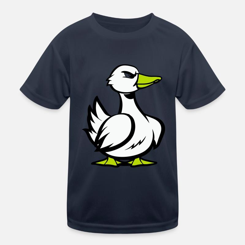 Duck Comic Cartoon Kids Functional T-Shirt