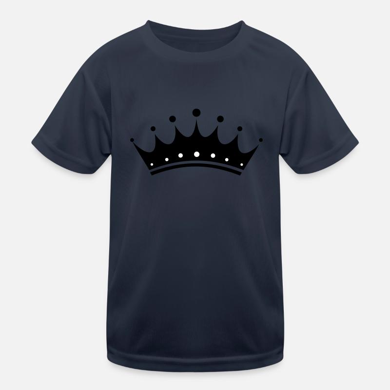 Krone - Kinder Funktions-T-Shirt - Navy