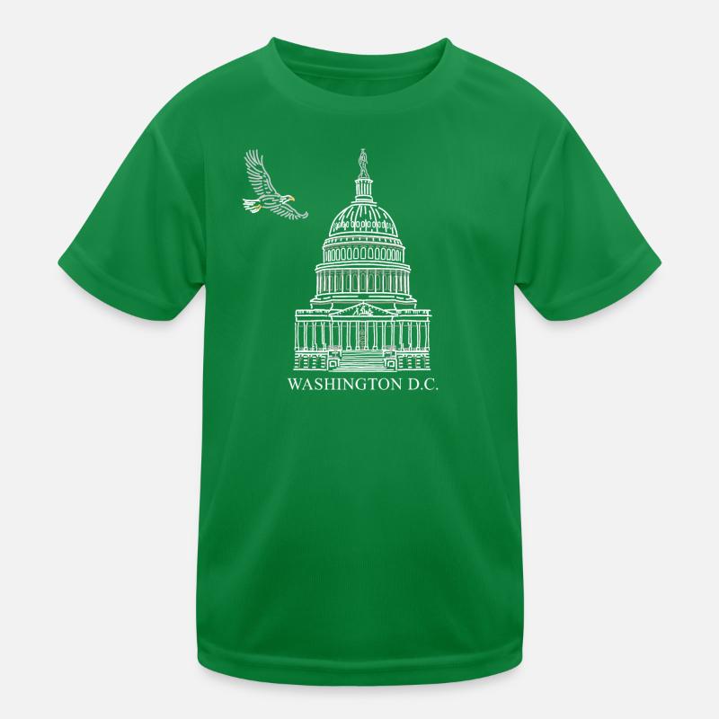 Washington D.C., Structure du Capitole, Pygargue à tête blanche T-shirt sport Enfant
