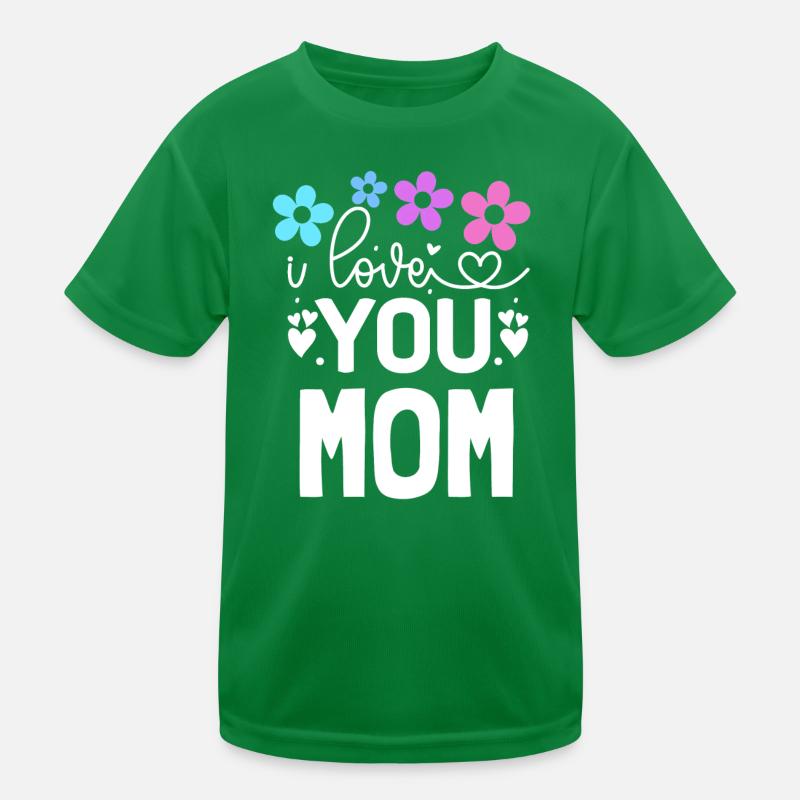 Ich hab dich lieb, Mama Kinder Funktions-T-Shirt