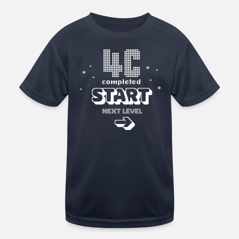 Graduating class 4c - Kids Functional T-Shirt - navy