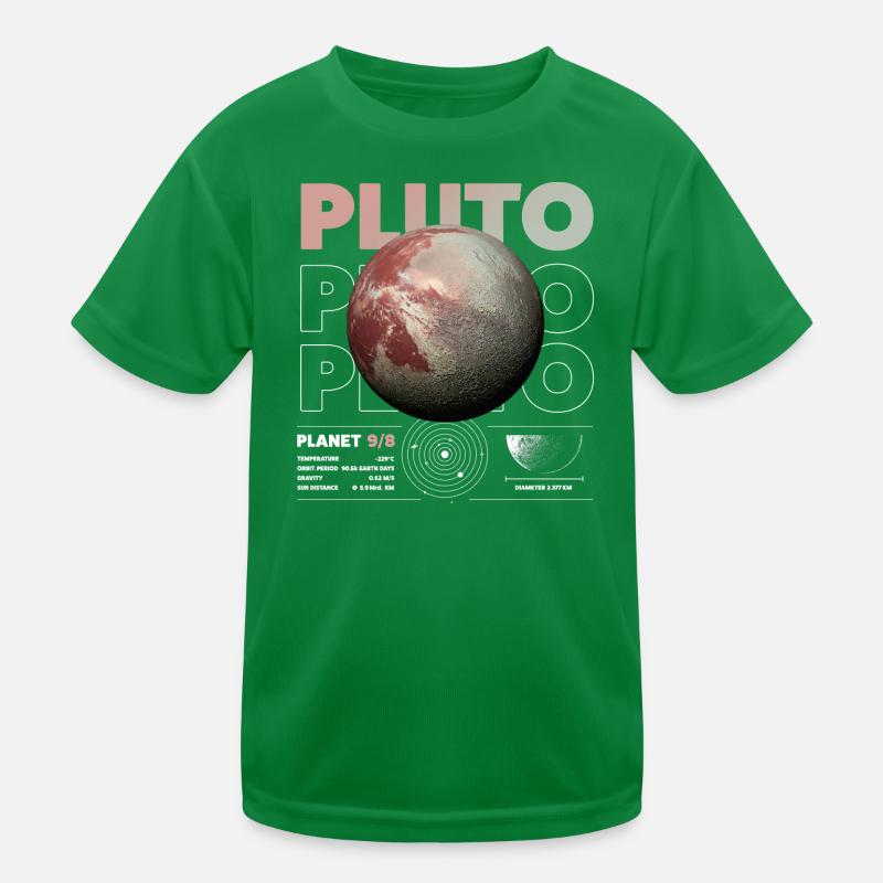 Pluto details Kinder Funktions-T-Shirt