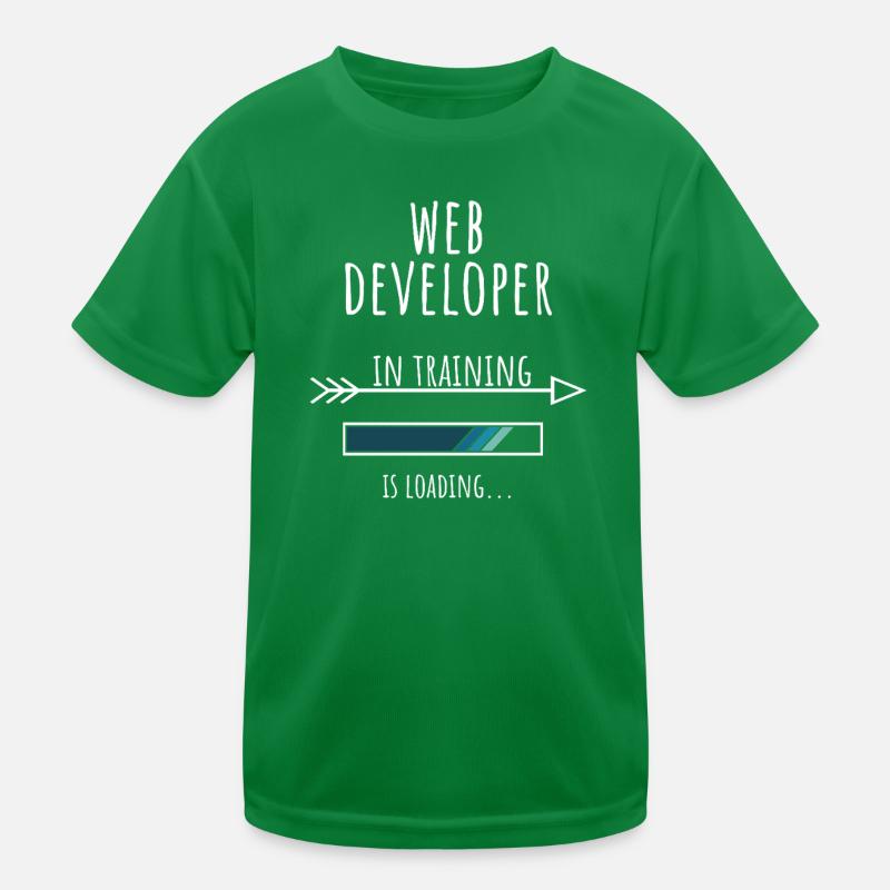 Web Developer in Training Profession Gift Kids Functional T-Shirt